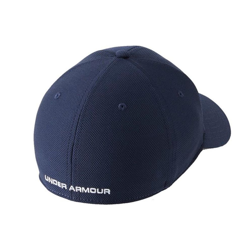 Under Armour Men's UA Blitzing 3.0 Stretch Fit Cap Active Flex Hat Midnight Navy - Picture 2 of 2